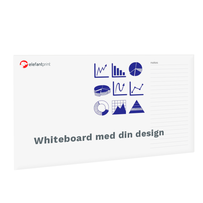 Whiteboard med eget tryck
