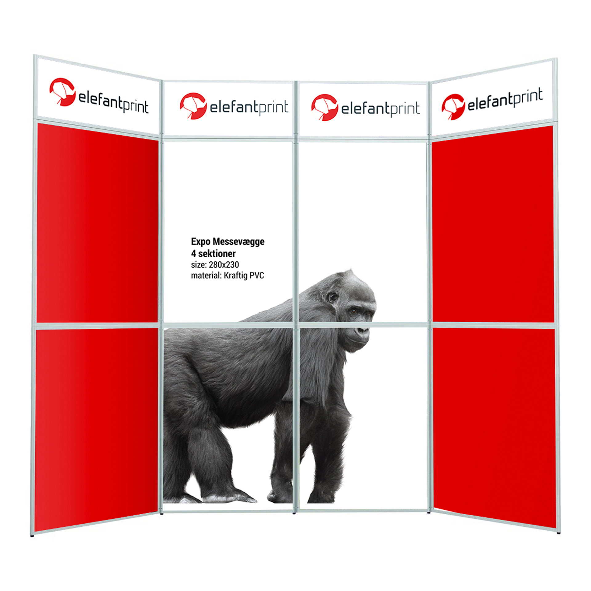 Expo Mässväggar - 4 sektioner