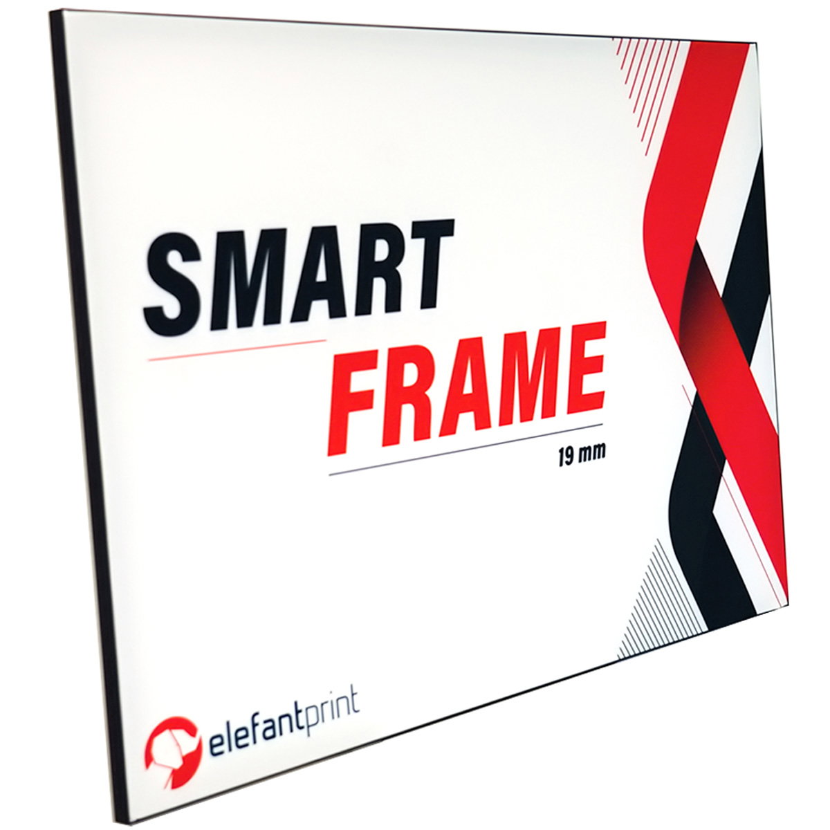Smartframe med tygbanderoll - 19mm för vägg